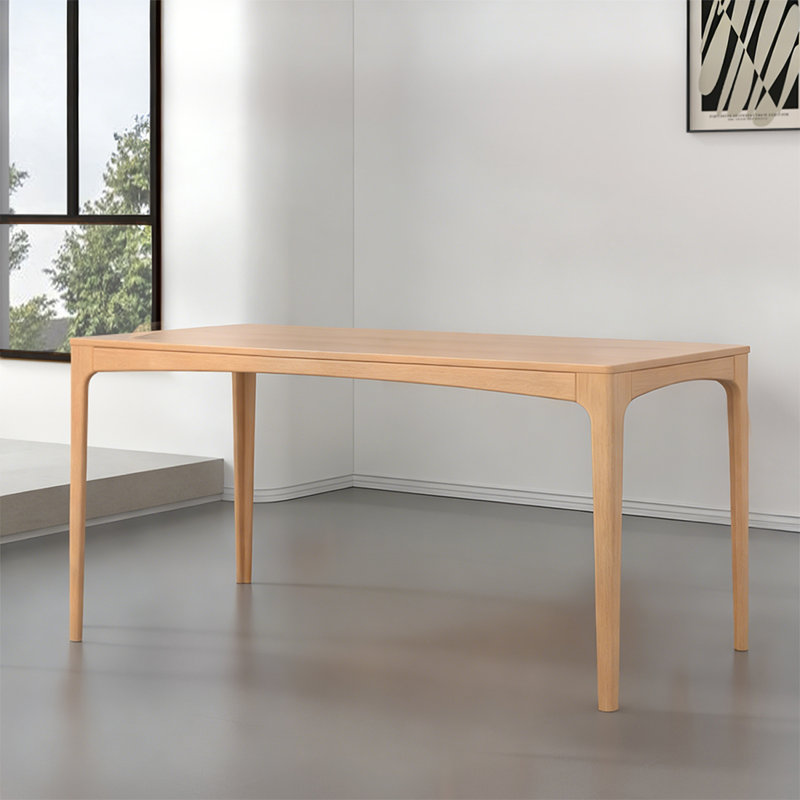 Table de salle à manger moderne Modern Burlywood, 29.53"H x 82.68"L x 35.43"W