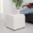17.7" Faux Leather Storage Ottoman With Reversible Tray Top-1693166805