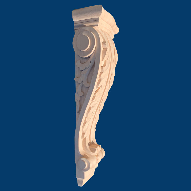 Corbeau sculpté à la main H 25 po x l 8 1/4 po x P 4 3/4 po