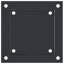 Post Bases Square 4 Pcs Anthracite Powder-Coated Steel-437105948