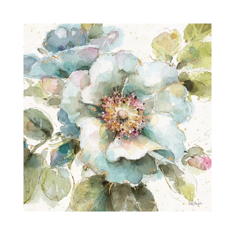 Country Bloom VII by Lisa Audit - Wrapped Canvas Gallery-Wrapped Canvas Giclée, 30.48 cm H x 30.48 cm W, Wrapped Canvas