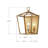 Edel Steel Candle Wall Light-731390796
