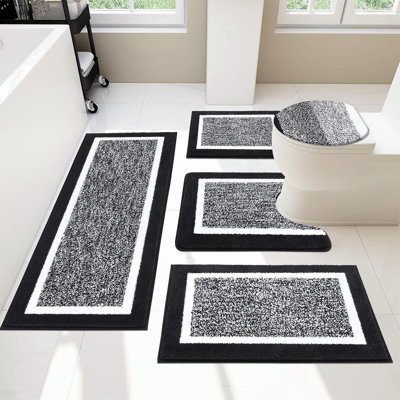 Bathroom Rugs Set 5 Piece