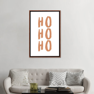 « Ho Ho Ho » par Orara studio-impression d’art textuel
