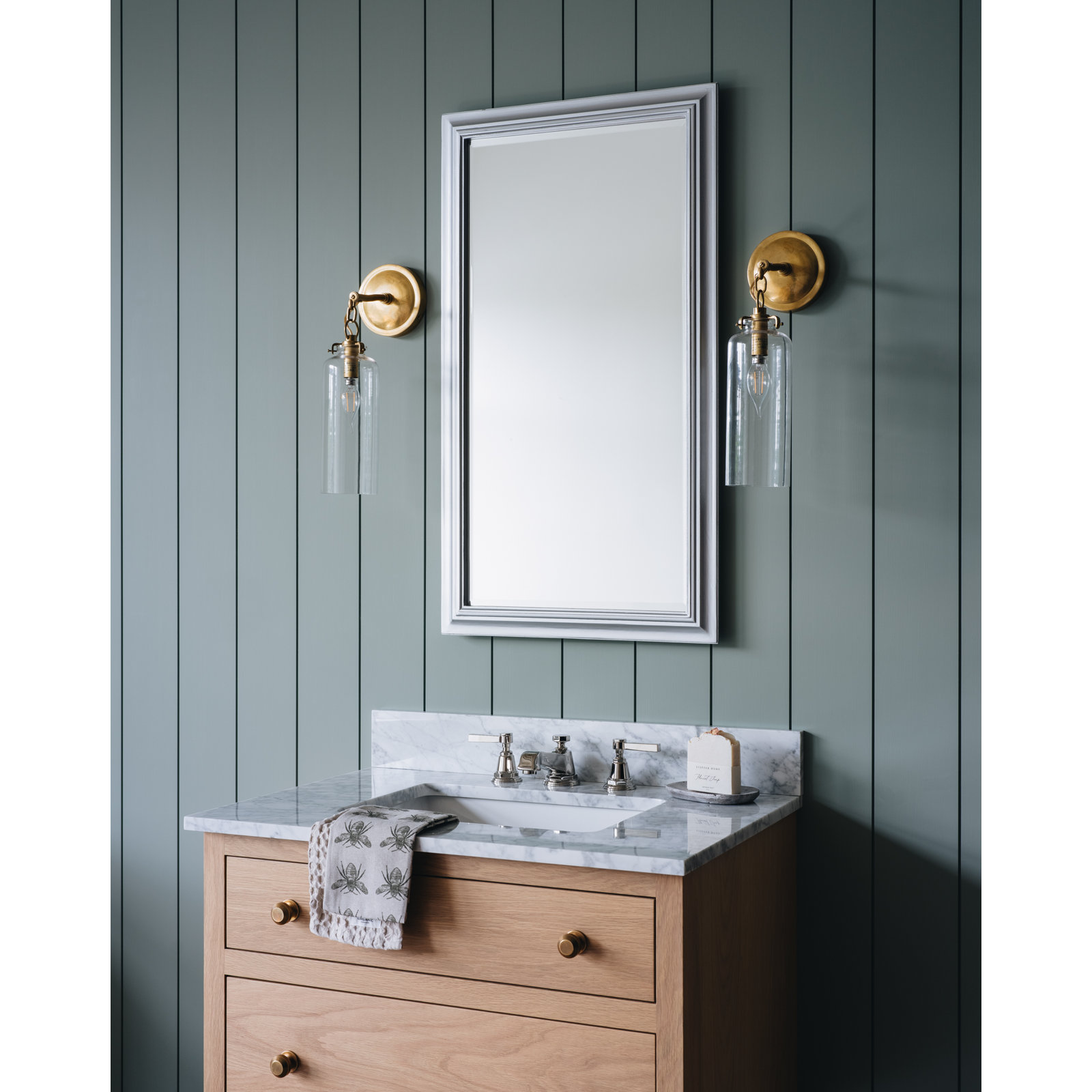 Stoffer Home x Cooper Classics 20" Medicine Cabinet, Silver