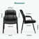 23.62" W Stackable Conference Waiting Room Reception Chair with Metal Frame(Set of 2)