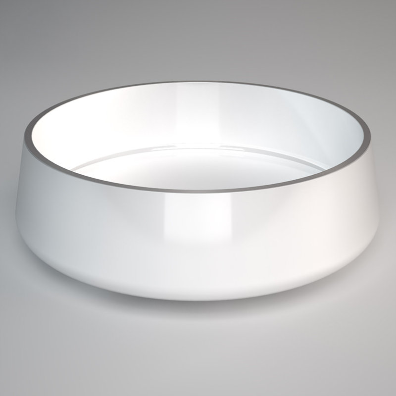 Exte 16.54'' L Bathroom Sink, White