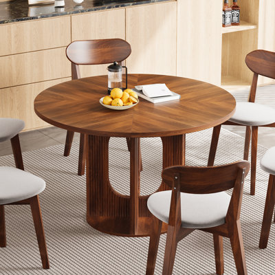 Zambrano 47.24" Round Pedestal Dining Table