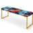 Blue And Orange Mystic Reverie Marble Pattern