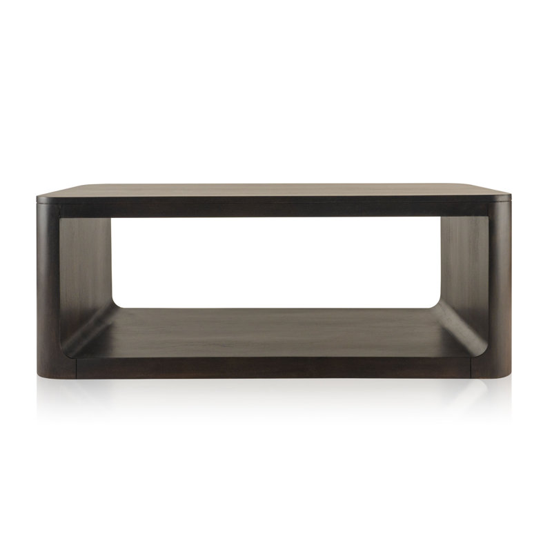 Presley Coffee Table, Dark Walnut, 13" x 42" x 22"