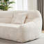 Canapé d'angle incurvé de luxe contemporain en chenille de 123,2 pouces Boneless-1977707563