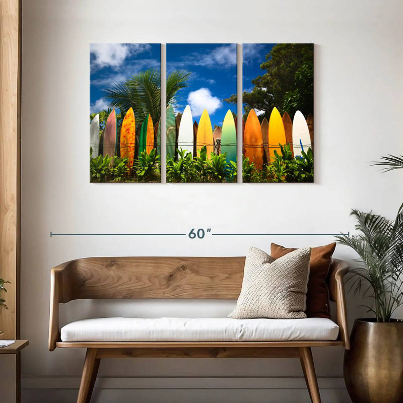 Senne Surfboard Row, 28" H x 45" W