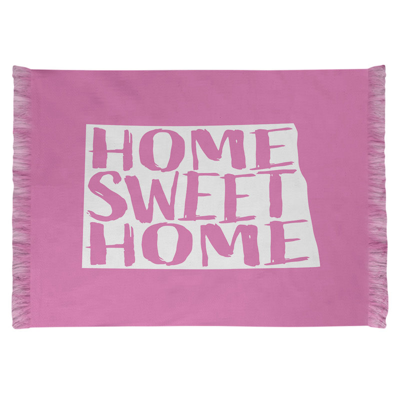 Tapis de zone rose north dakota home