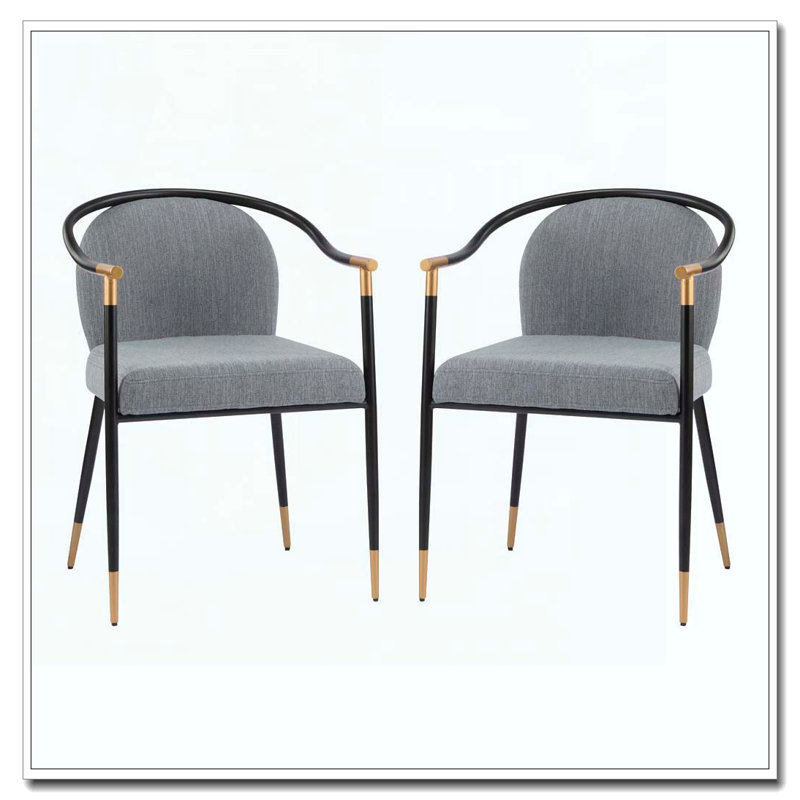 Chaise rembourrée, Gris