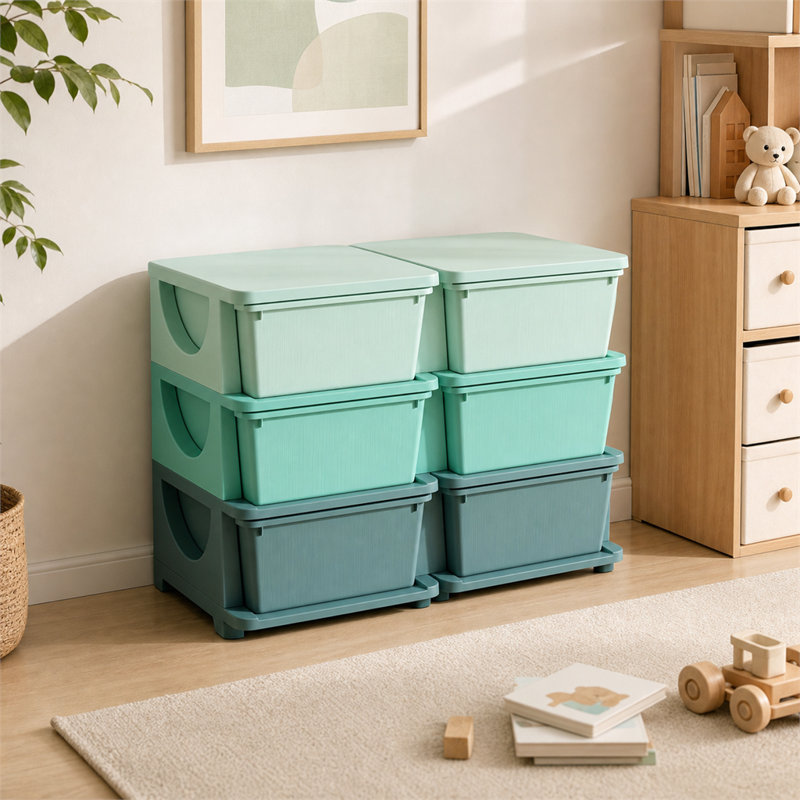 6 Drawer Storage Drawer