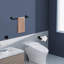 Ensemble de 3 porte-serviettes de salle de bain en acier inoxydable avec quincaillerie de fixation-113628032