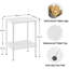 Nekiya 40cm W Manufactured Wood Bedside Table