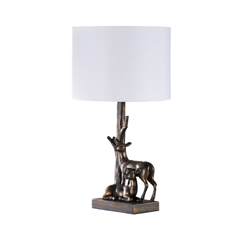 Lampe de table en polyrésine 19,75 po Capreolus