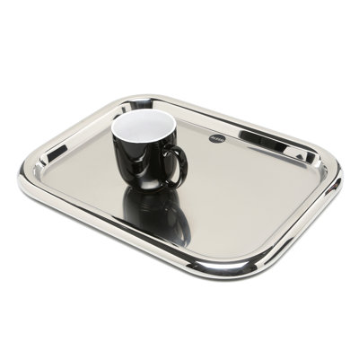 Ettore Sottsass Stainless Steel Platter
