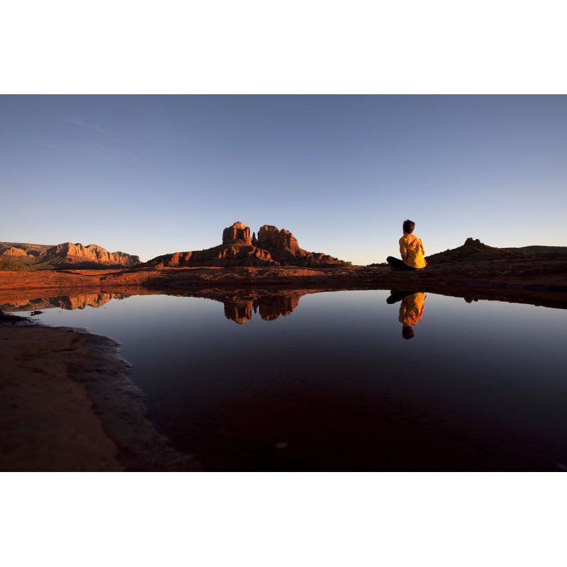 Meditation - Wrapped Canvas Print, 30cm H x 46cm W x 3.8cm D