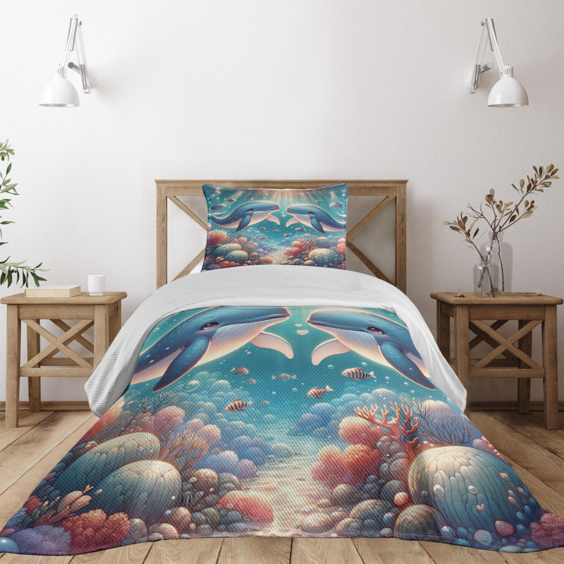Polyester Coverlet, Twin Coverlet + 1 Standard Shams