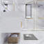 Ensemble de meuble-lavabo mural simple 59 po Glasgow-1247760222