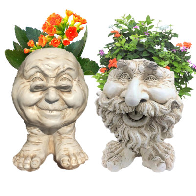 Ensemble de 2 pots à fleurs Mugle's
