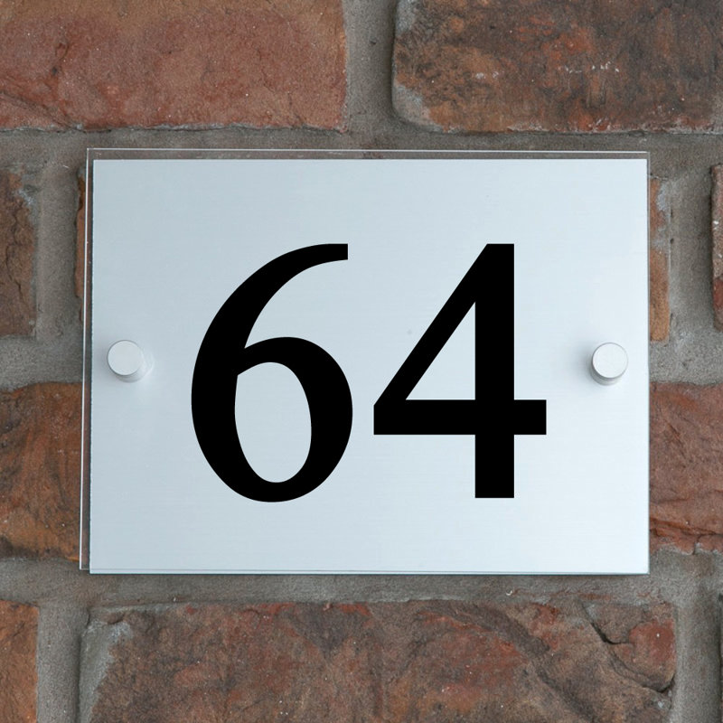 Champy 15cm H Plastic House Number, 64