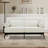 59" Loveseat Sofa, Mid Century Modern Couch, 2 Seater Deep Seat Chenille Sofa With Usb Ports-2085831041