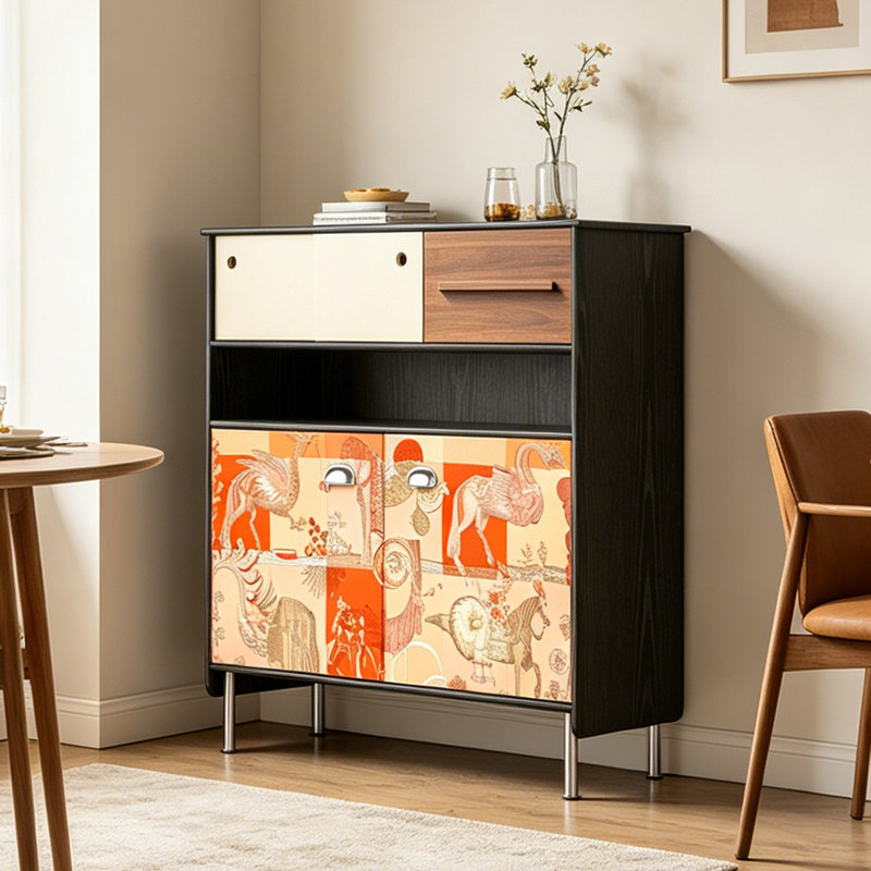 Modern Retro Simple Style Accent Cabinet