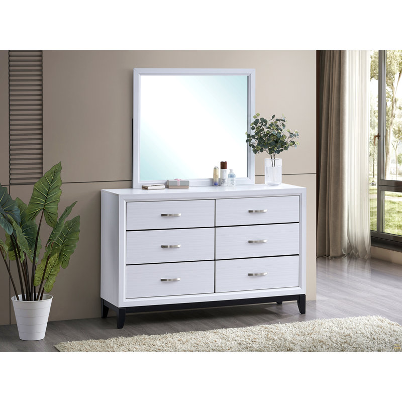 Commode de rangement (miroir non inclus)