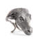 Western Frontier Pewter Steer Head Napkin Ring