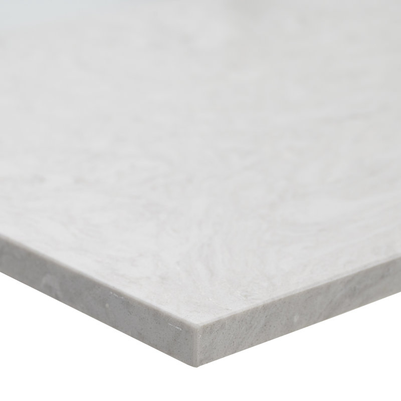 49 in. Drifting Fog Marble Vanity Top with White Undermount Sink