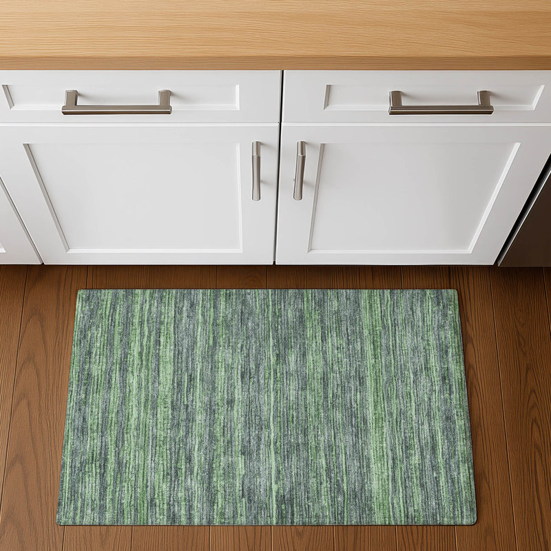 Premium Machine Washable Arnoldina AMF1846 Stripes Rug, Rectangle 1'8" x 2'6"