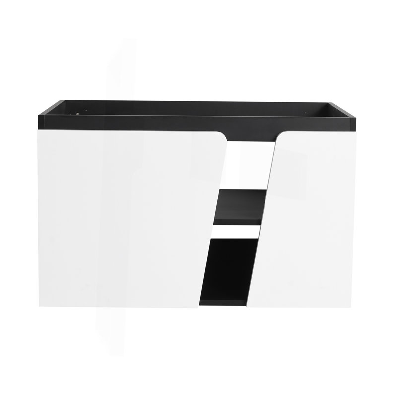 32' Floating Wall-Mounted Bathroom Vanity  & Soft-Close Cabinet Door(Only Vanity ,Without Basin)