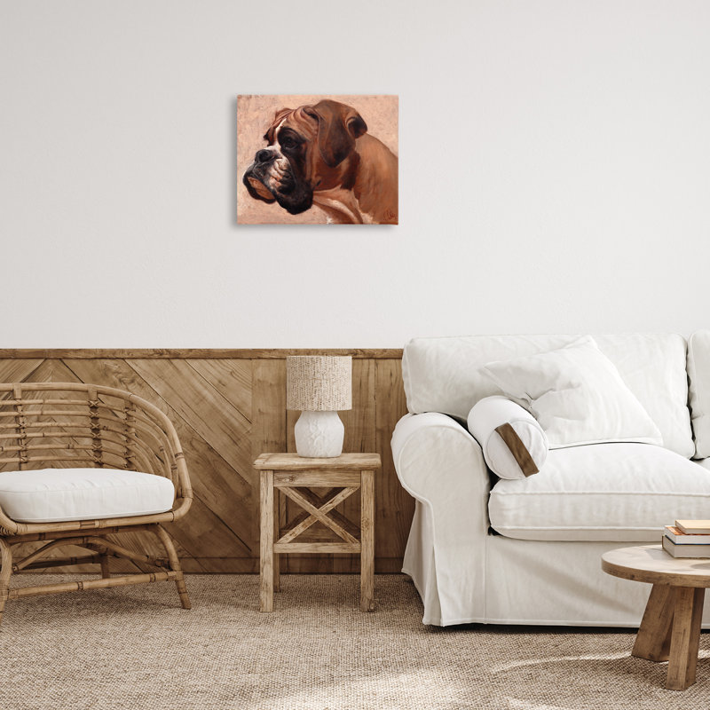 «Boxer Dog Neutral Portrait» par Thomas Fluharty, H 16 po x l 20 po