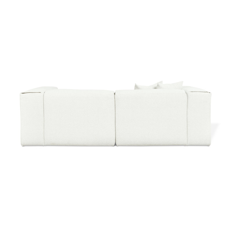 Nest Modular 3-PC Sectional, Bone Boucle