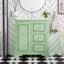 Armoire de meuble-lavabo 30 po avec lavabo en céramique, 3 tiroirs et tablettes réglables