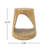 MGO Hollow Side Table, Wood-like texture-1836349265