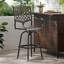 TABOURET DE BAR EN FONTE D'ALUMINUM