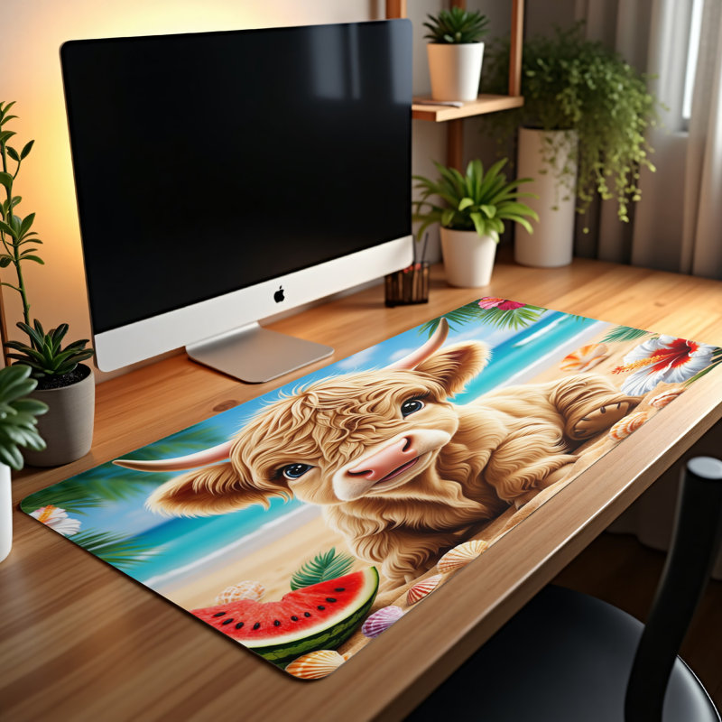 Polyester Desk Pad, 31.5x15.5
