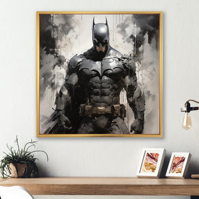 Minimalism Darkness Superheros I - Superheros Wall Art