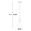 Luminaire suspendu conique à 1 lumière Renata-1101089753