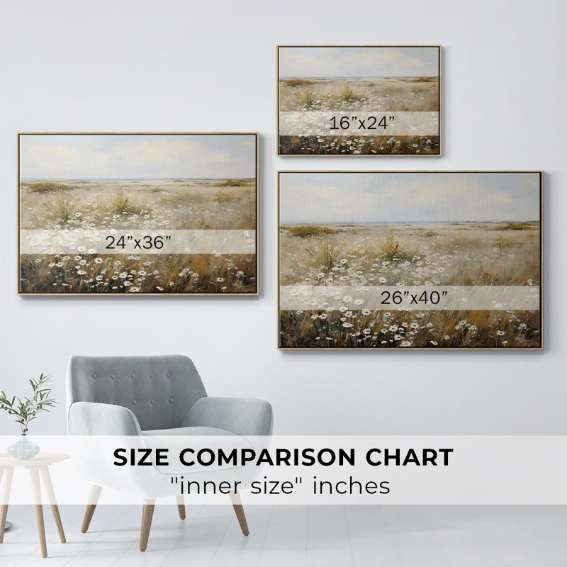 «Vintage Landscape - DCCDXLIX» sur toile, H 25 po x l 37 po x P 2 po, Toile naturelle avec cadre flottant