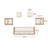 Eloisa Wicker 8 - Person Patio Conversation Set with Cushions-1417570643