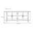 Large-Capacity Black Sideboard