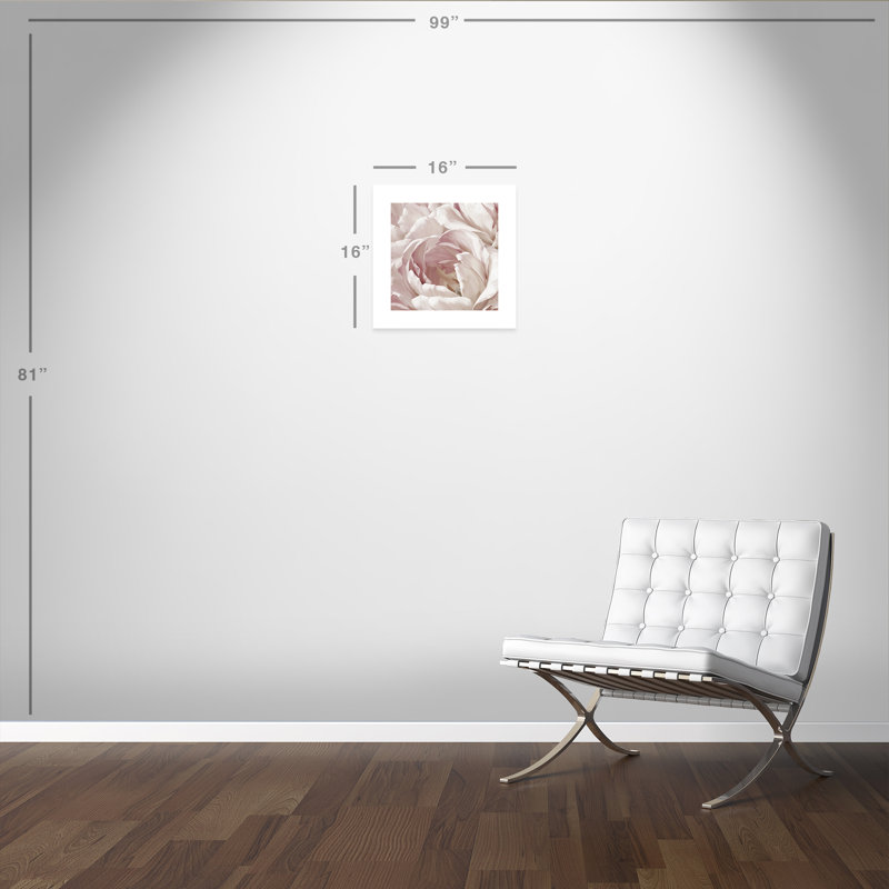 Intime rosé II - photographie, H 16 po x l 16 po x P 0,1 po, Papier imprimé
