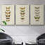 Ensemble de 3 papillons encadrés sur toile,-97710525-97710526