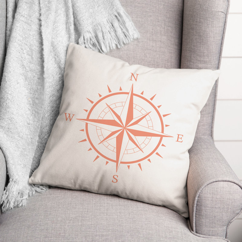 Throw Square Pillow, Orange