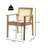 Conrad Acacia Wood Patio Dining Chairs